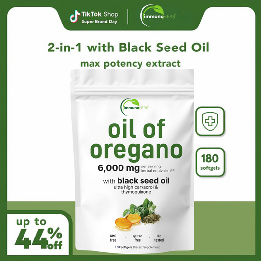 ImmunoHerb® Oregano + Black Seed, Immune Softgels